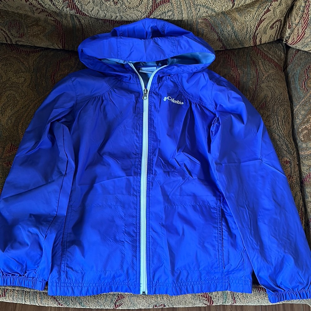 Columbia lightweight rain jacket for girls